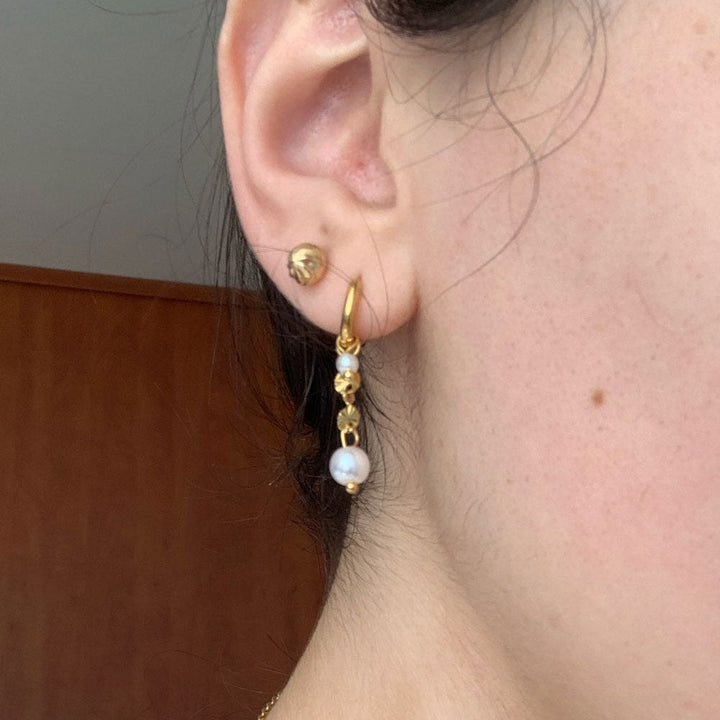 Lyannette | Sunburst Earrings 18K Gold