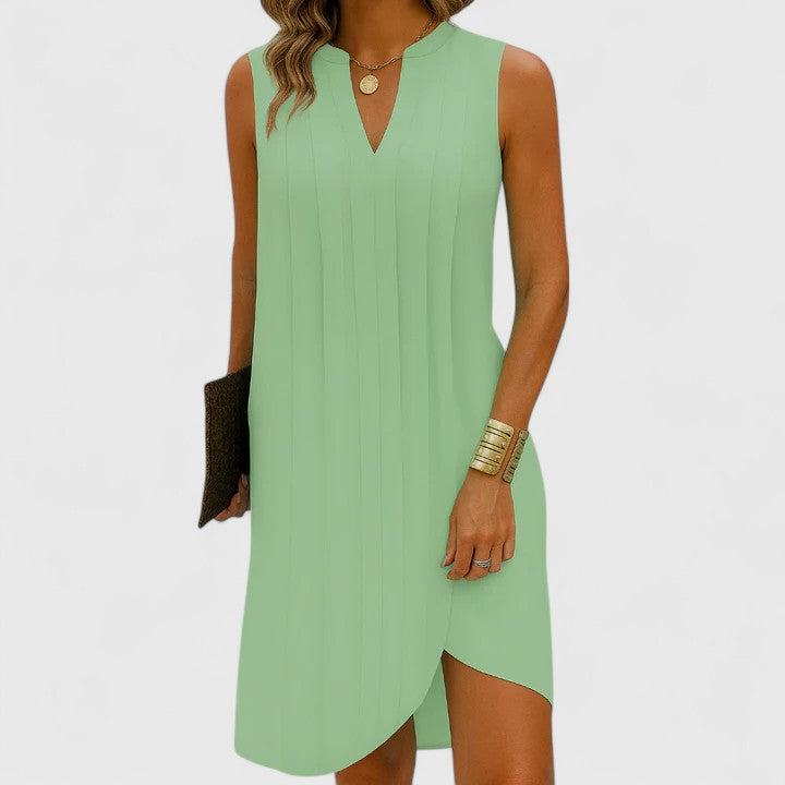 Clarhild™ | Elegant Flattering Dress with V-Neck