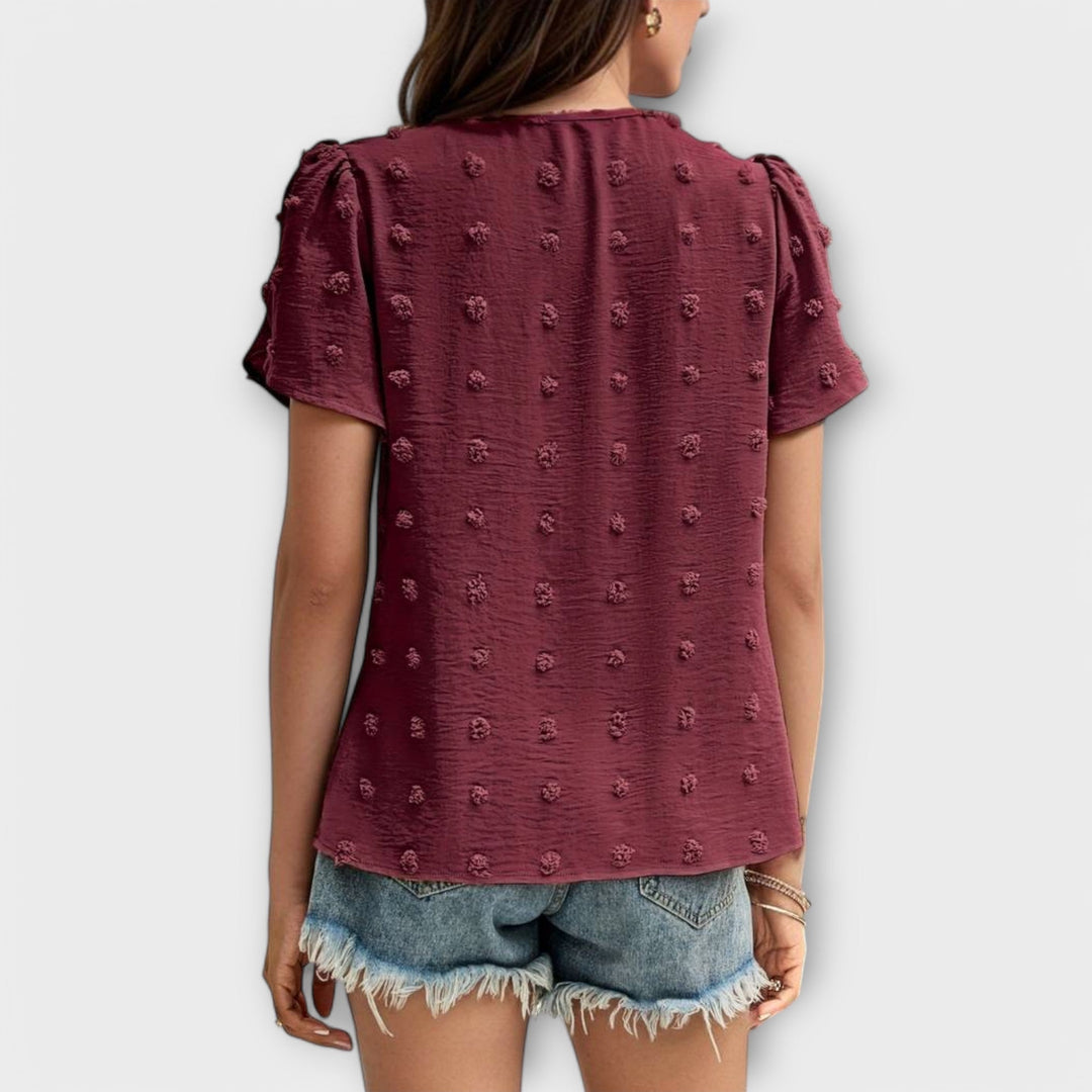 The Perfect Polka Dot Blouse