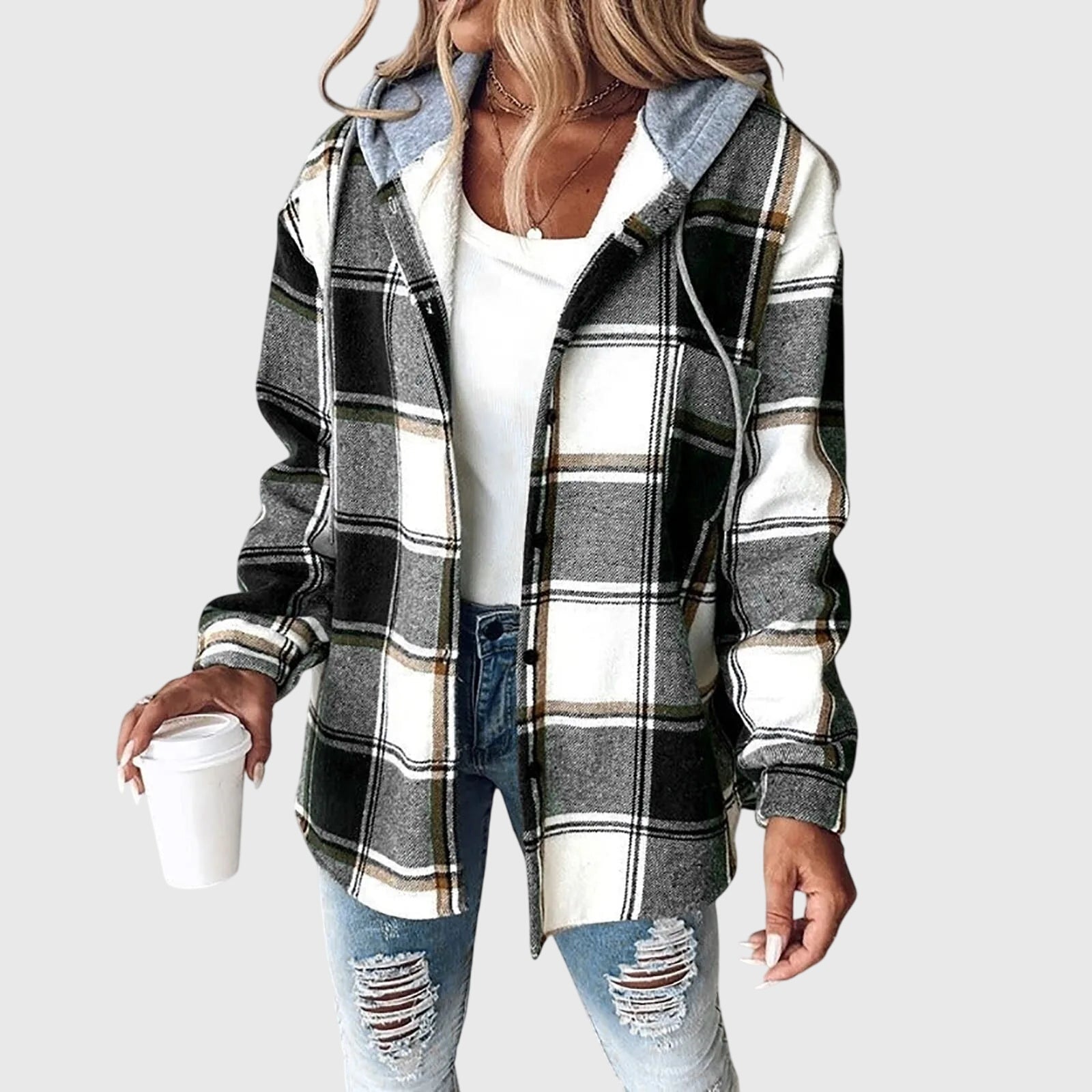 Martina™ | Women's Mesh Button Placket Jacket
