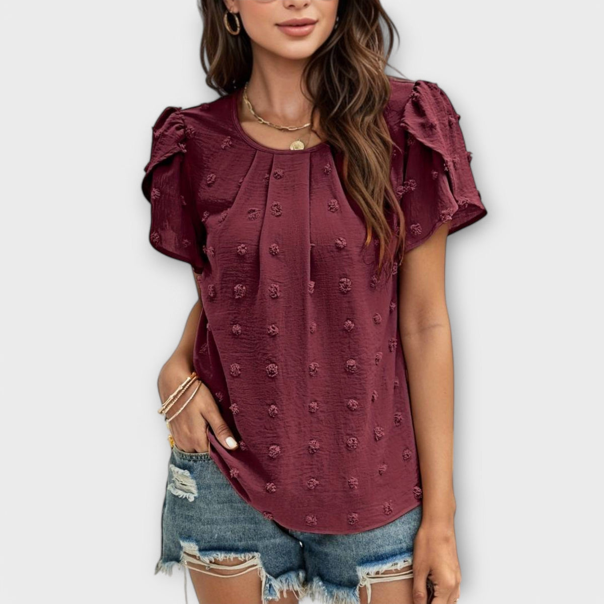 The Perfect Polka Dot Blouse