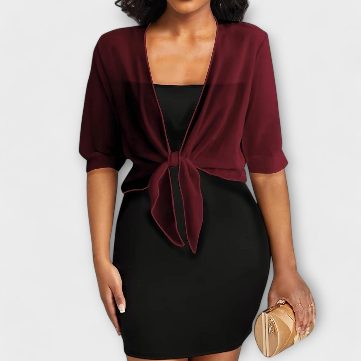 Blouse with Open Front