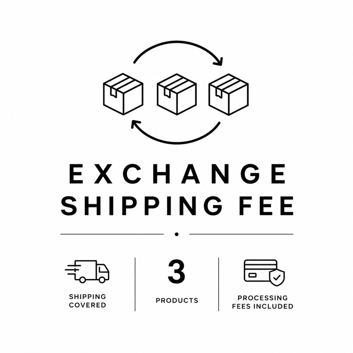 Exchange Shipping (3 items)