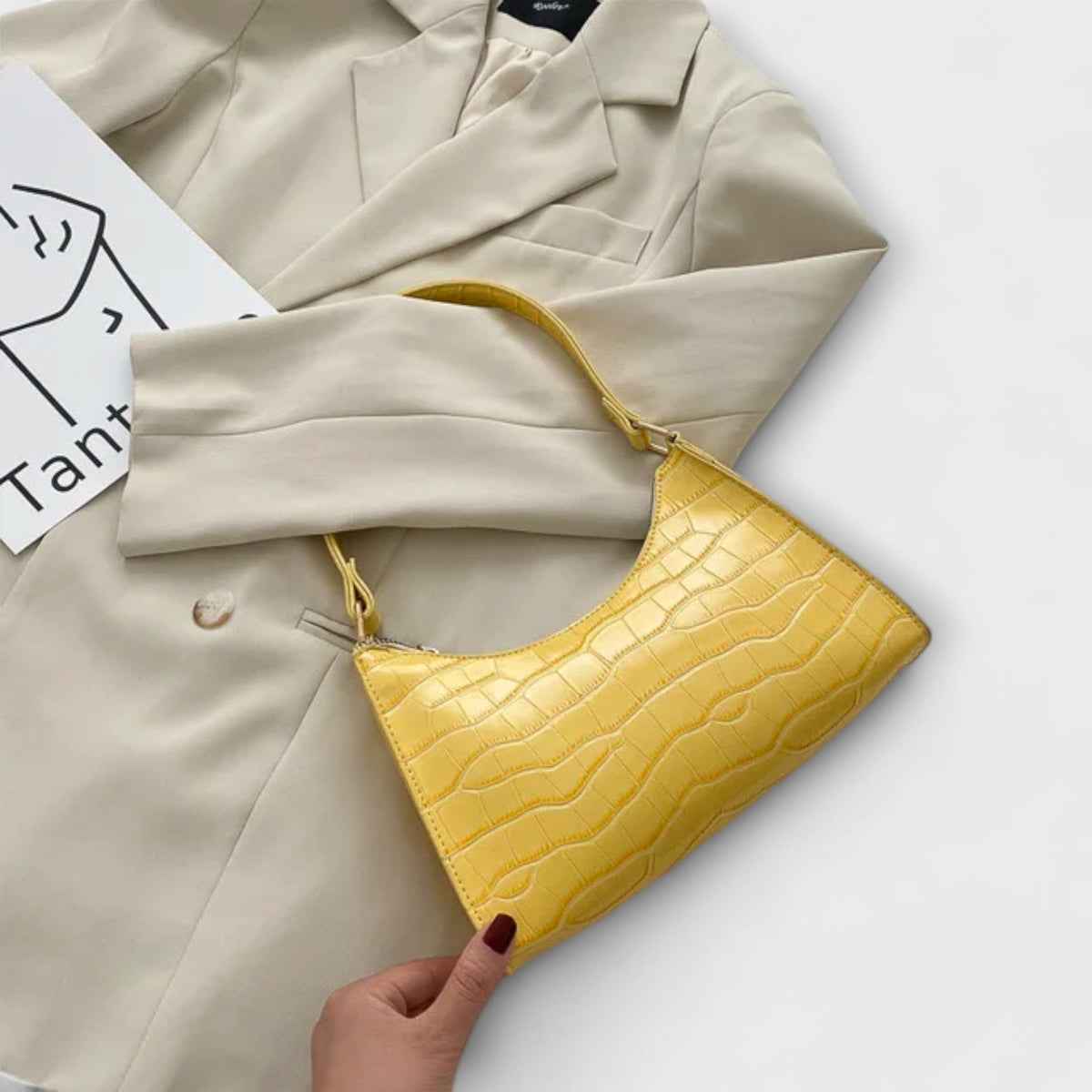 Olivia - Shiny Leather Bag