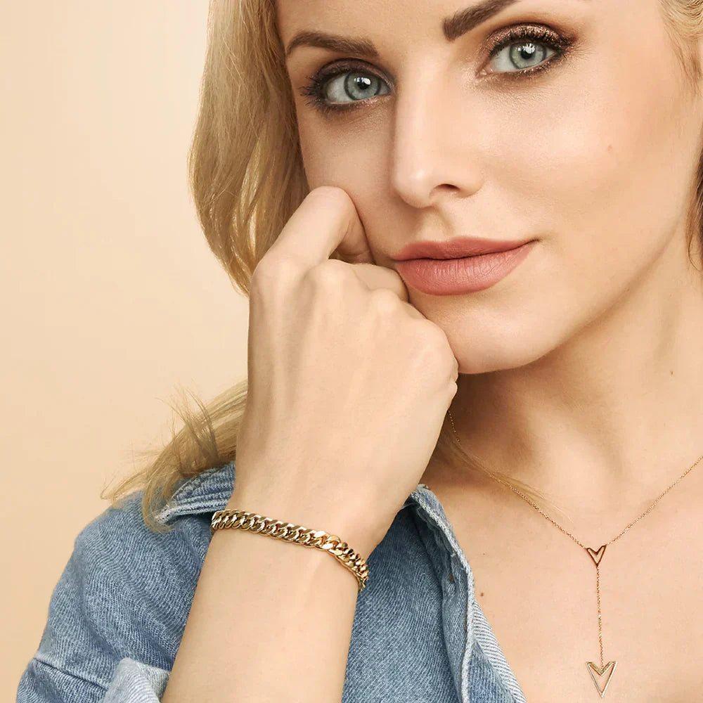 Mayzharine | Cuban Armband 18k Gold