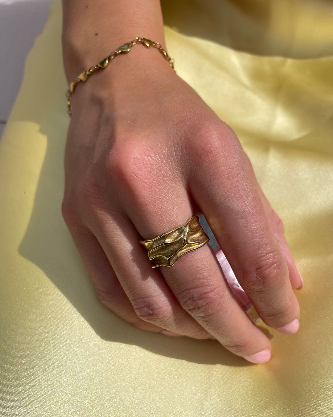 Jaylinette | Big Ring 18K Gold