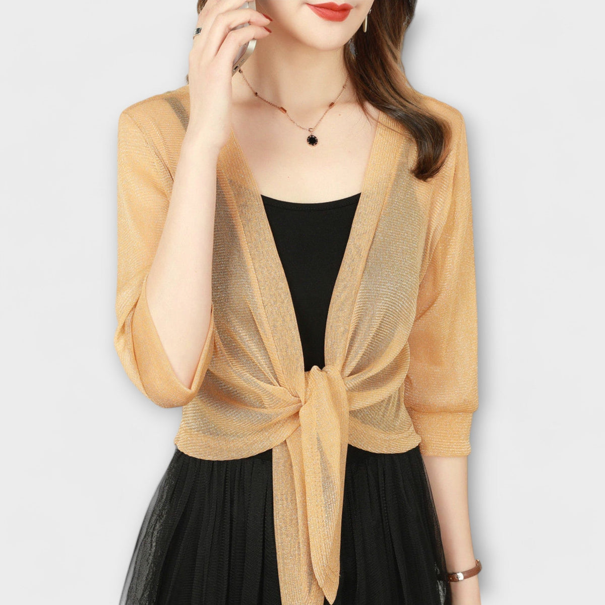 Blouse with Open Front
