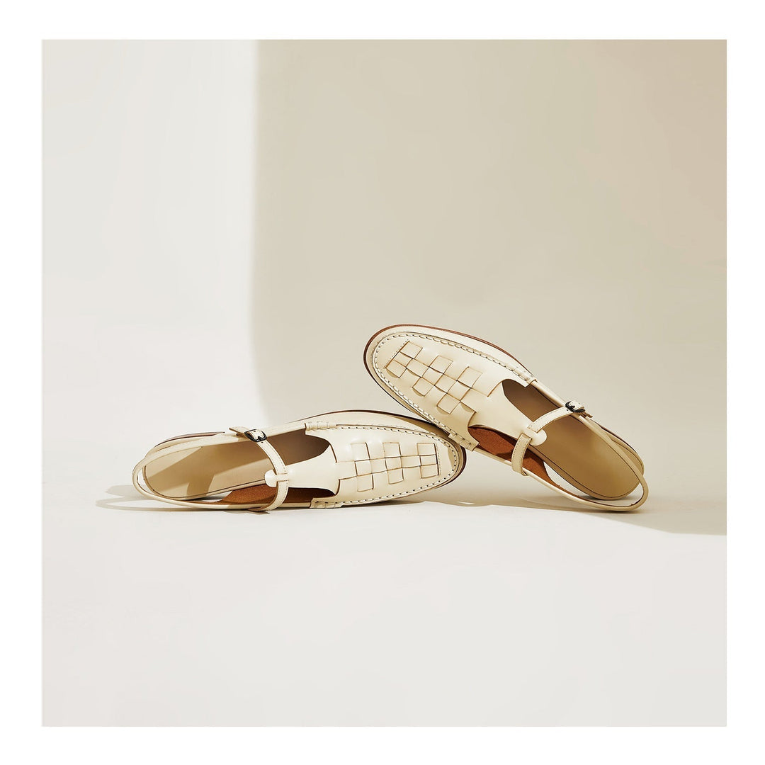 Eliara™ | Woven Charm Sandals