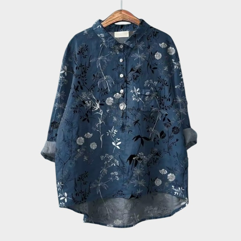 Mayla | Premium Blouse with Lace Trim