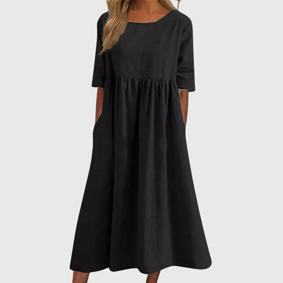 Haisley™ | Elegant Short-Sleeved Dress