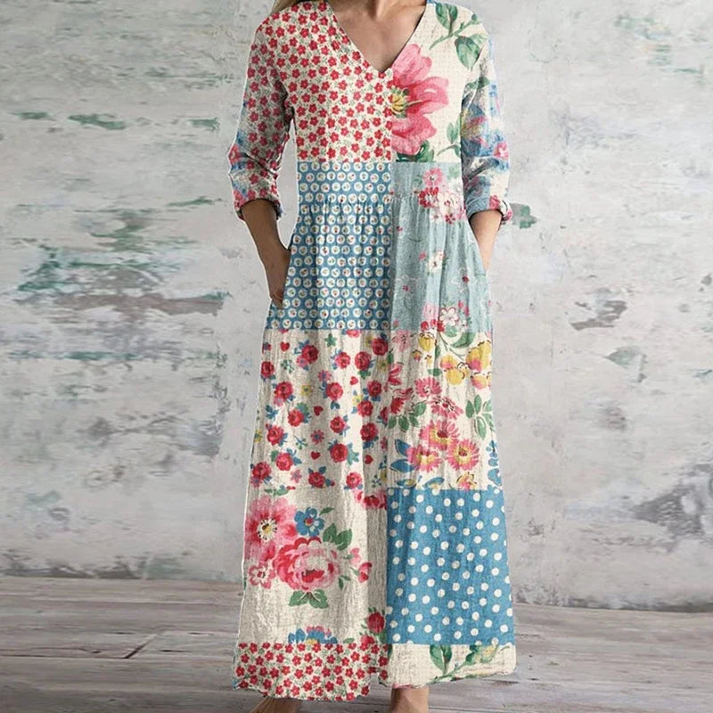 Willow - Graceful Retro Maxi Dress