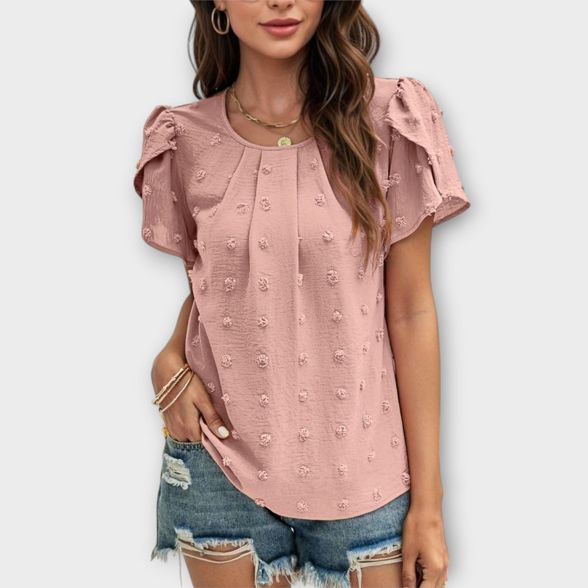 The Perfect Polka Dot Blouse