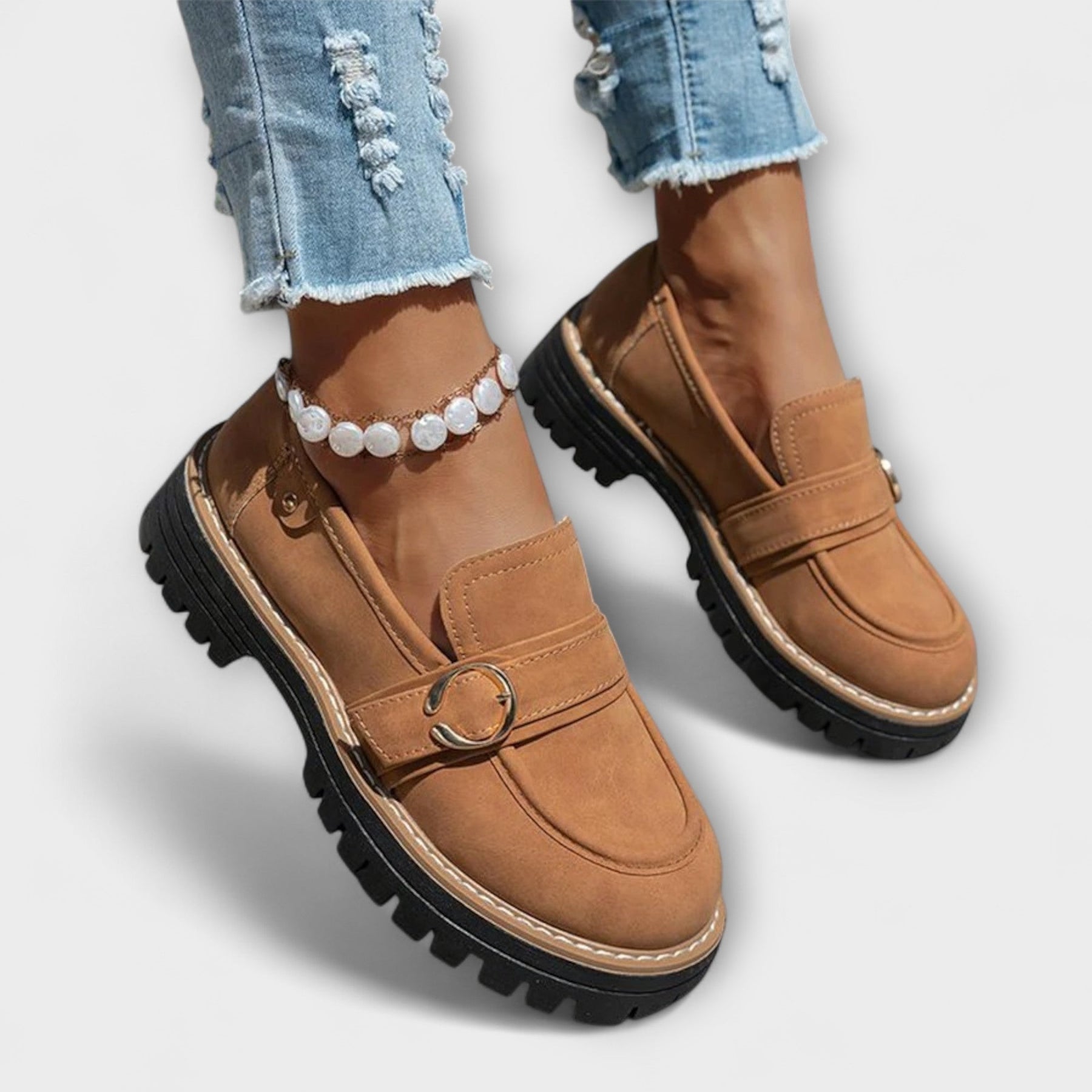Lora – Casual Round Toe Loafers