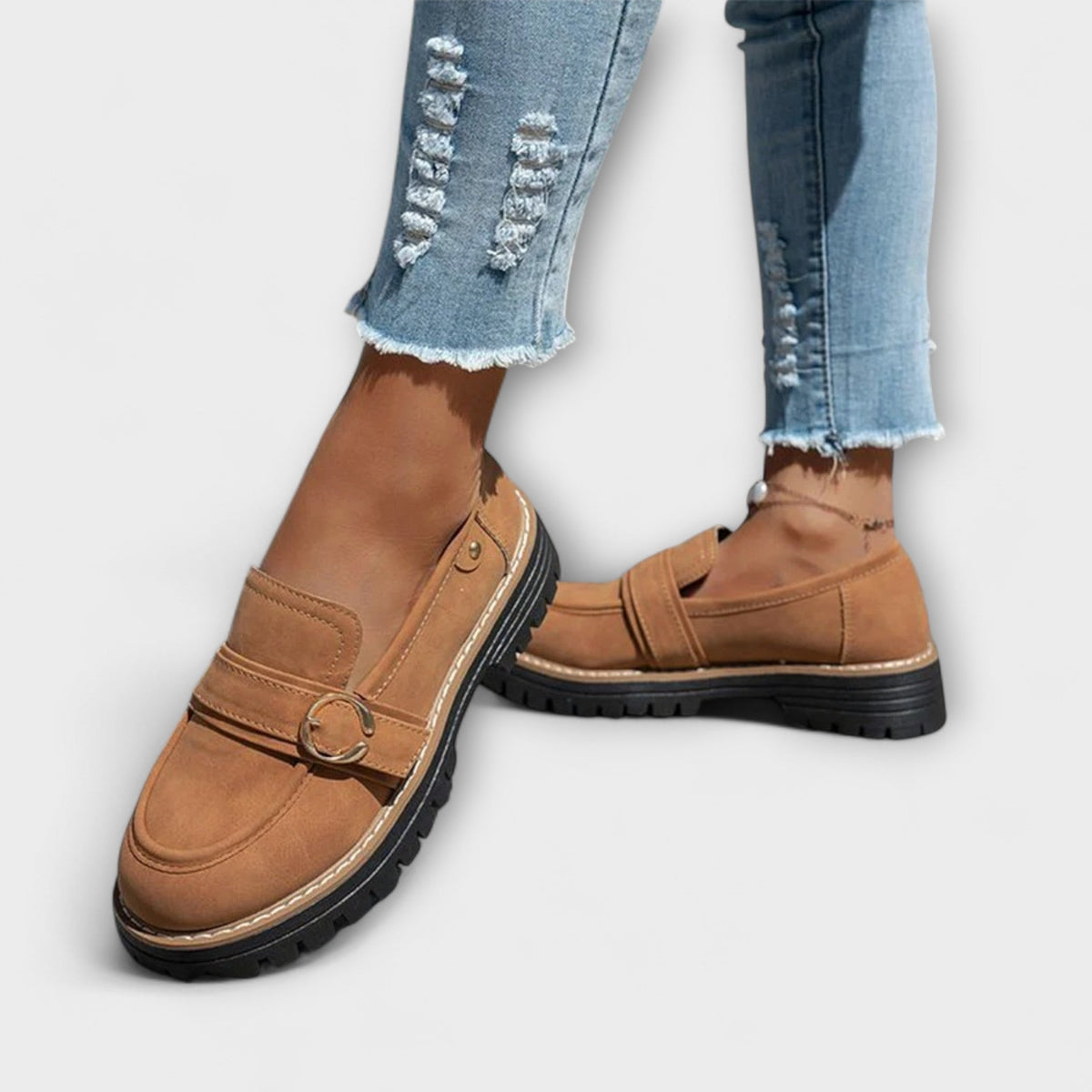 Lora – Casual Round Toe Loafers